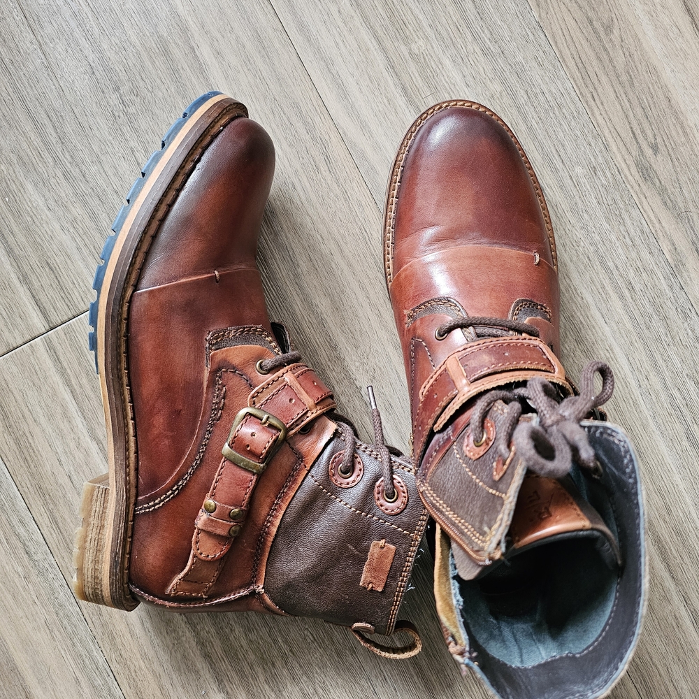 Men's Brown Leather Boots